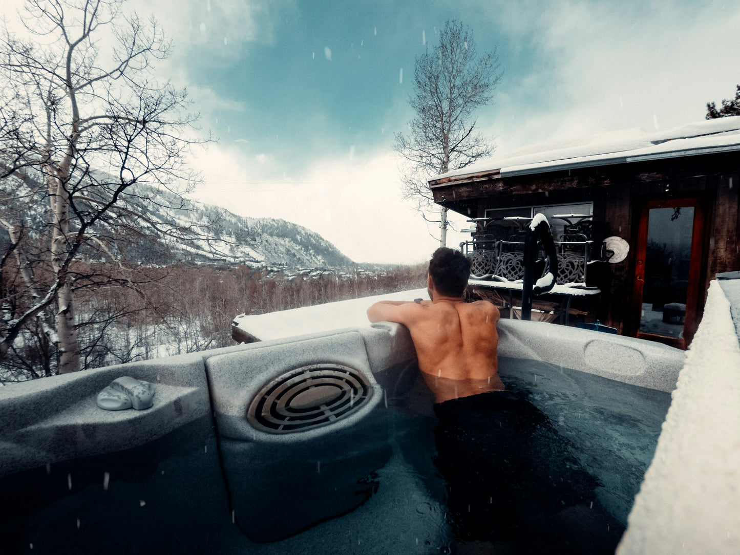 luxx swim spa in any weather