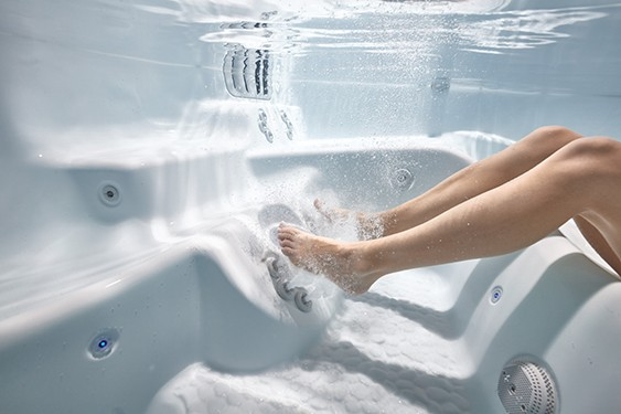 hydrotherapy in swim spa