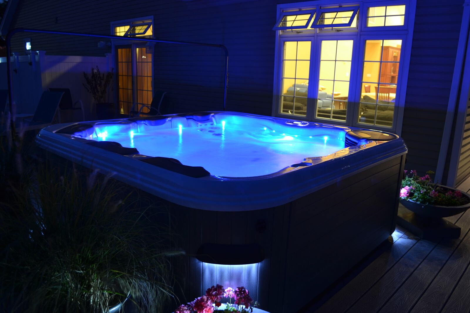 night lighs of spa